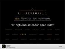 Tablet Screenshot of clubbable.com